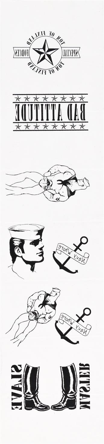 After TOM OF FINLAND Tom of Finland Temporary Tattoos